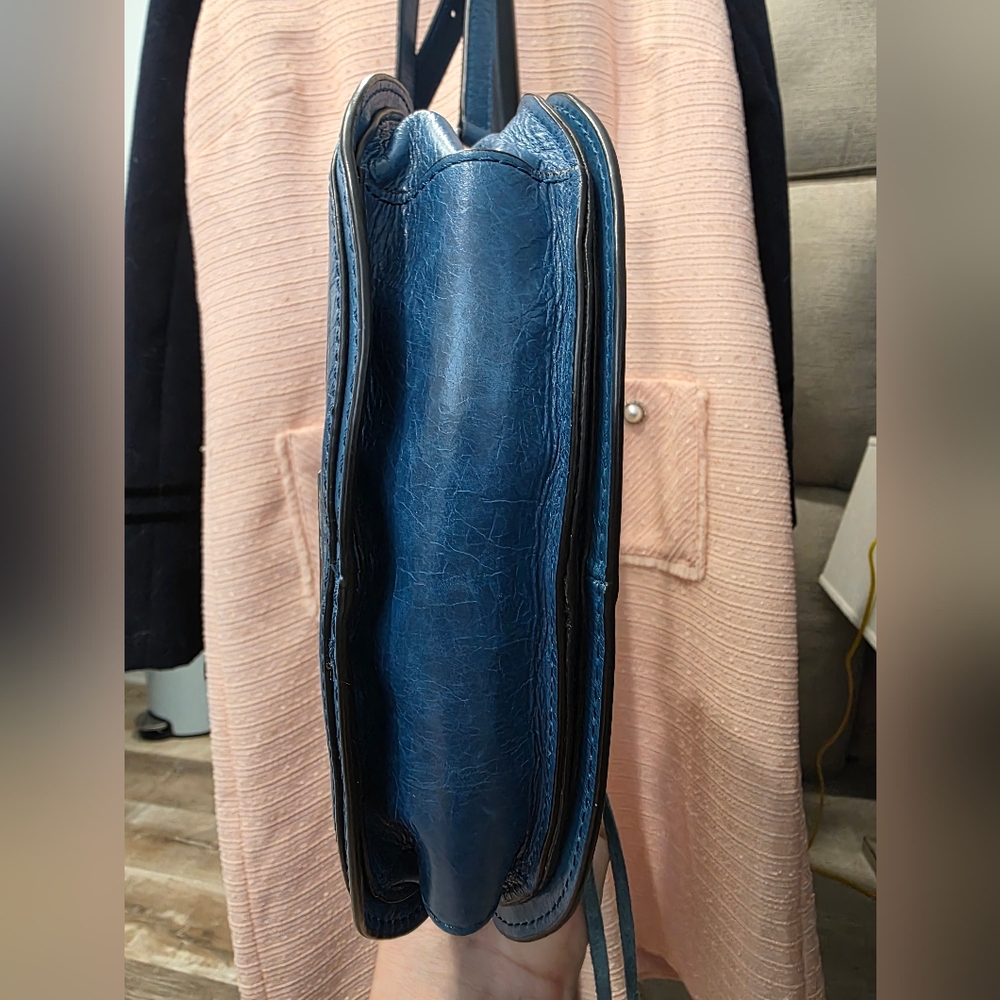 Rebecca Minkoff Royal Blue Leather Crossbody Bag - Like New - Picture 13 of 13